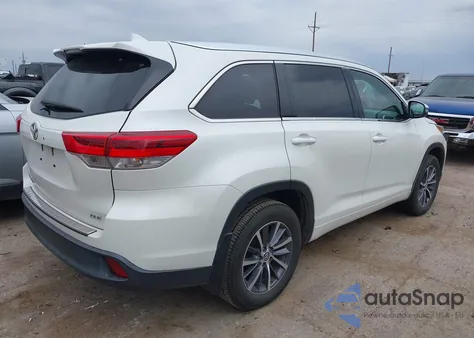 2018 Toyota Highlander Xle из США, поврежденный, VIN 5TDKZRFH8JS534300